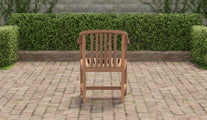 Winchester Teak Garden Carver Chair Rear View