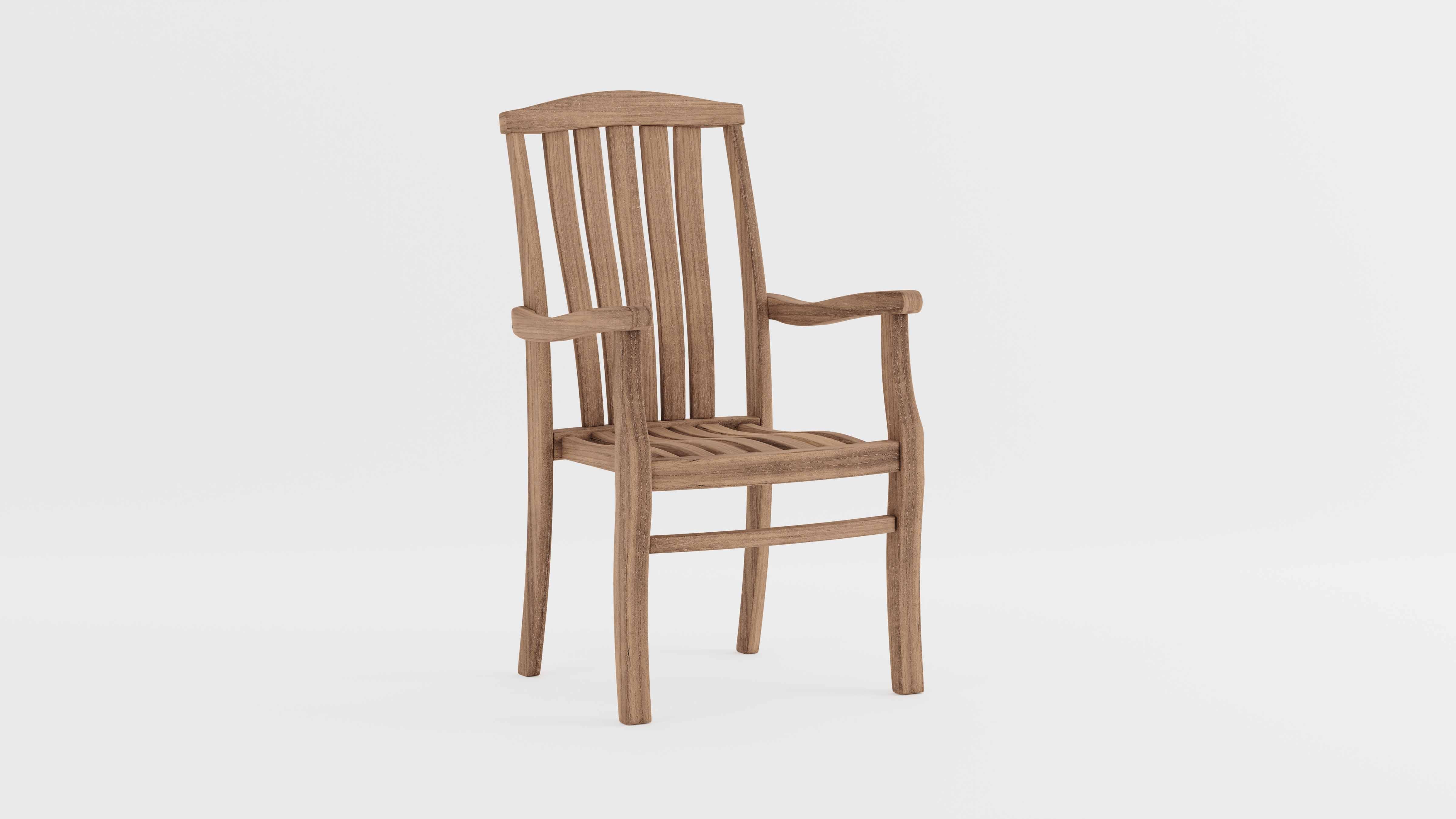 Dorchester Teak Carver Garden Chair with Arms Studio