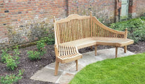 Grafton Teak Garden Bench - side view