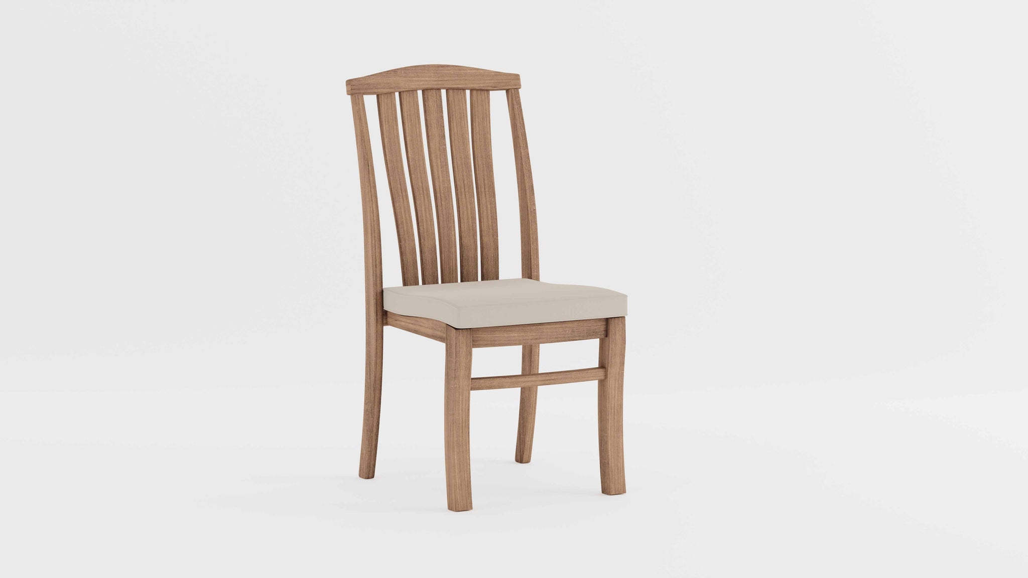 Dorchester Teak Garden Dining Chair with Ecru Cushion