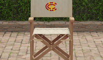 MCC Teak Directors Chair Front View