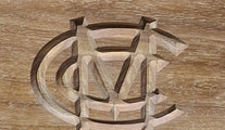 Close Up Detail of Engraved MCC Logo
