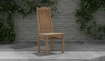 Teak Kensington Dining Chair Front Angled View