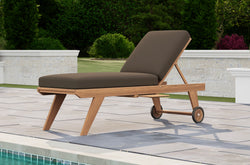 High Level Sunlounger Front & Side View