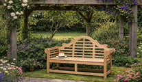 Lutyens Bench Under A Pergola In A Country Garden