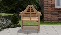 Lutyens Lounge Armchair Overhead Rear / Back View