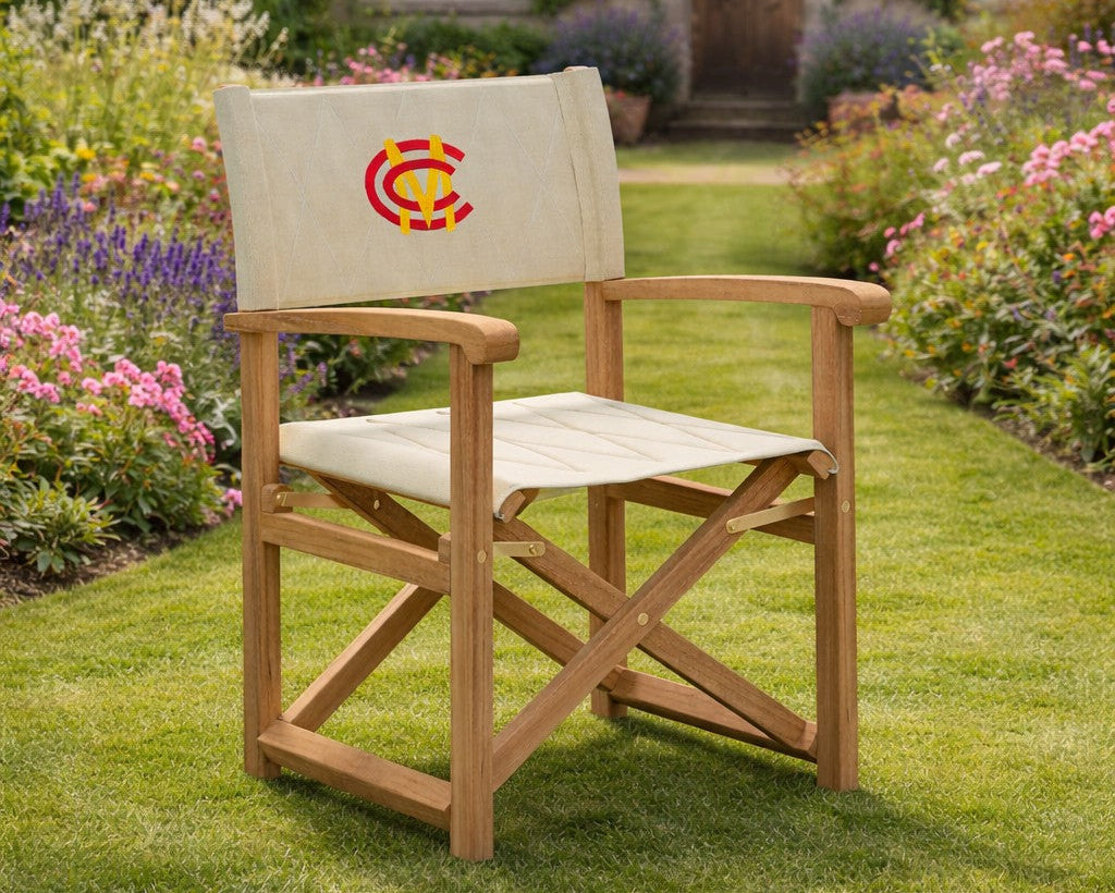 MCC Teak Directors Chair In The Garden