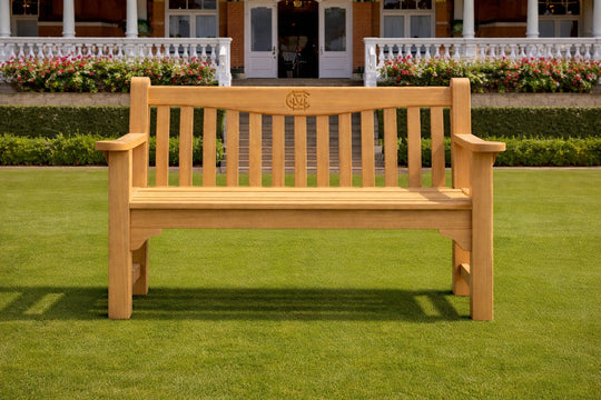 MCC Members Bench in Front of Pavilion