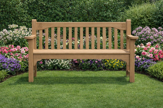 MCC Commemorative Bench In The Garden