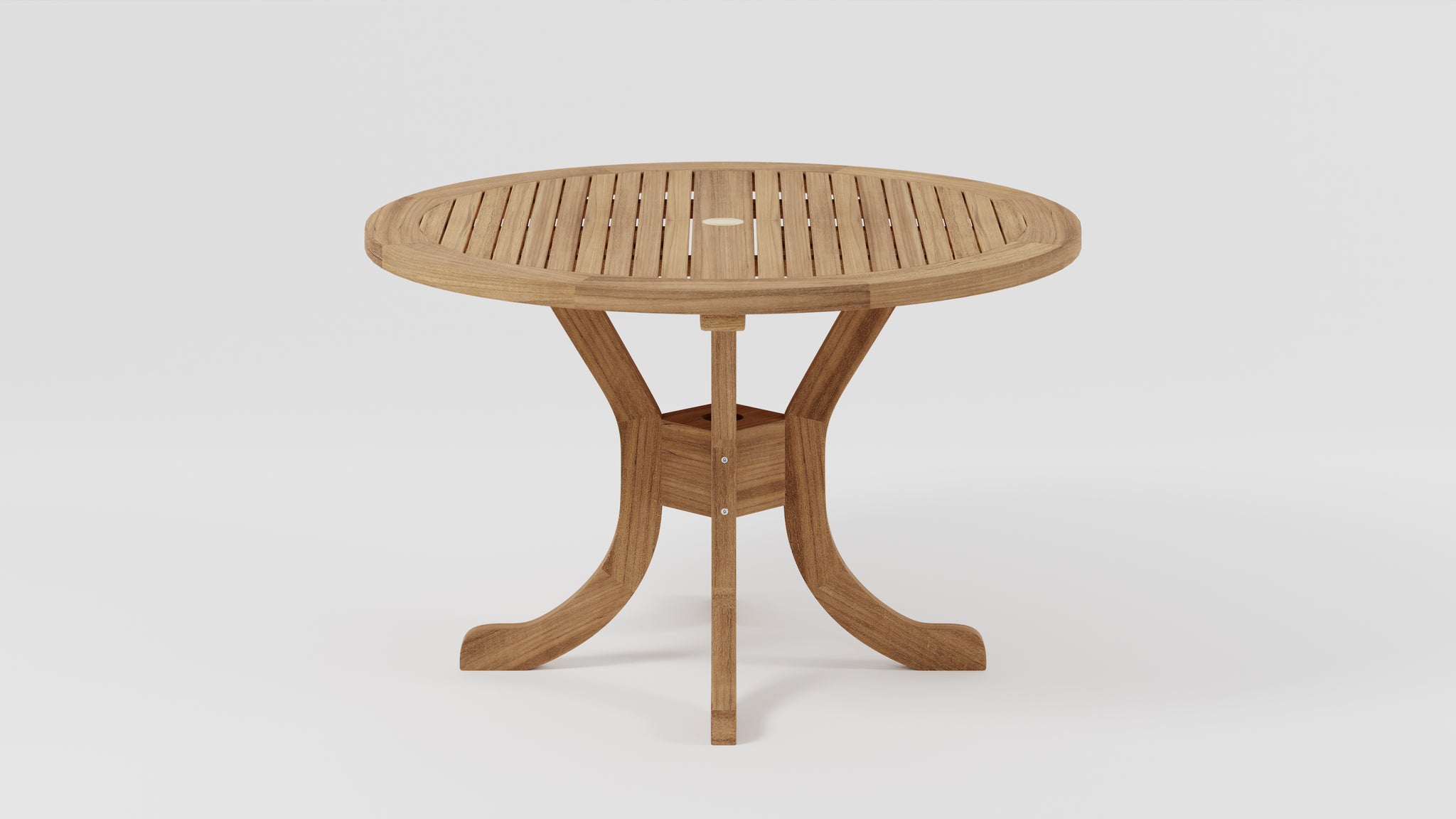 SALE - Round Pedestal Table 90cm with parasol hole (26016)