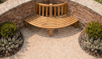 Quarter Circle Tree Bench 