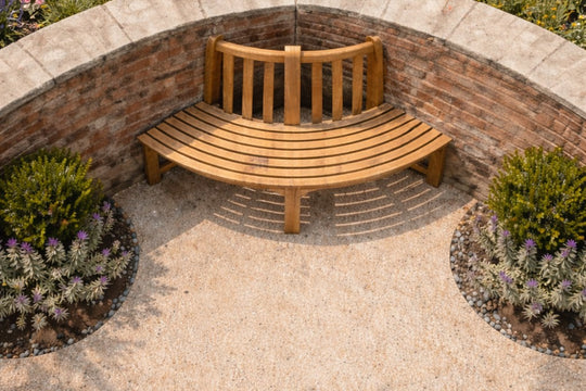 <p>Our <a href="https://chic-teak.co.uk/collections/teak-tree-benches" target="_blank" title="https://chic-teak.co.uk/collections/teak-tree-benches">Quarter Tree bench</a></p>