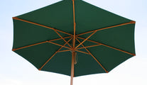 Round Parasol in Green
