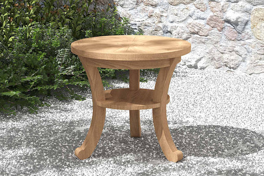 Teak Round Side Table