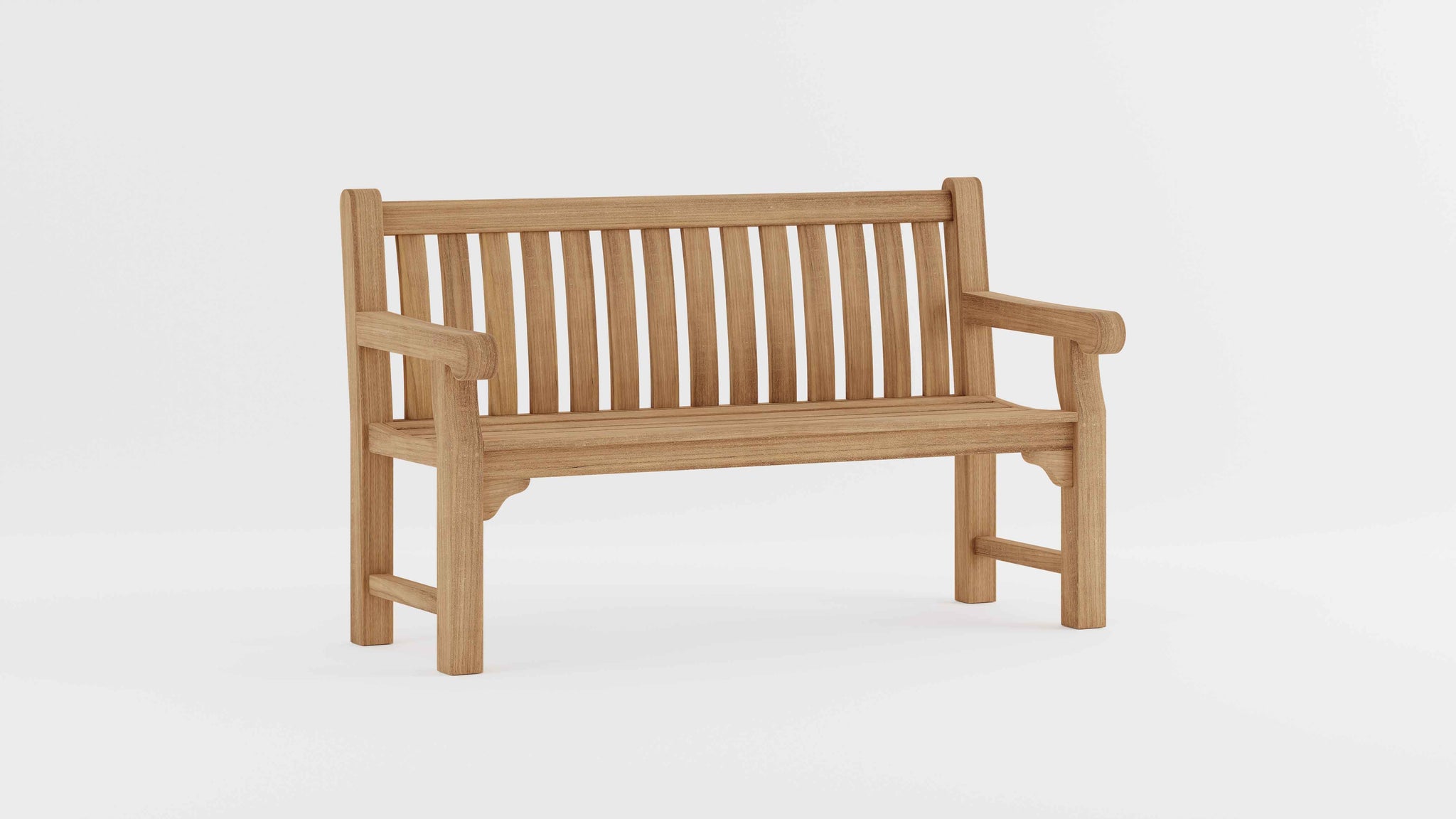 Salisbury Teak Garden Bench Studio