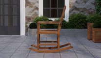 Balmoral Teak Rocking Chair Side View