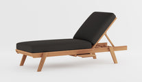 Lounger With Graphite Cushion