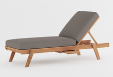 Lounger With Light Grey Cushion