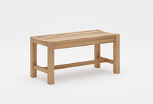 SALE - Backless Teak Bench 95cm framed  (23083)