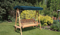 Teak Swing Seat - Green Canopy 