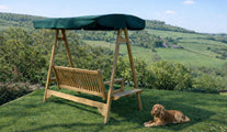 Swing Seat Overlooking The Countryside