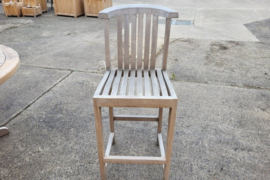 SALE - Winchester Teak Bar Chair - Without Arms  (19057)