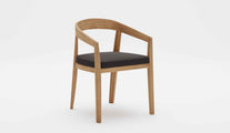 Windsor Teak Garden Carver Chair with Graphite Cushion