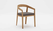 Windsor Chair with Light Grey Cushion