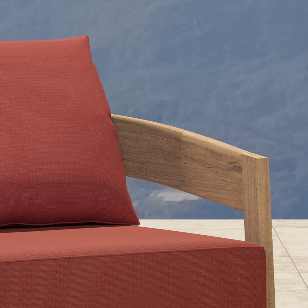 Our Windsor lounge furniture with Terracotta back and seat cushions
