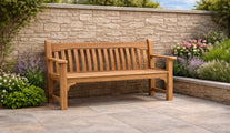MCC Commemorative Bench in Garden