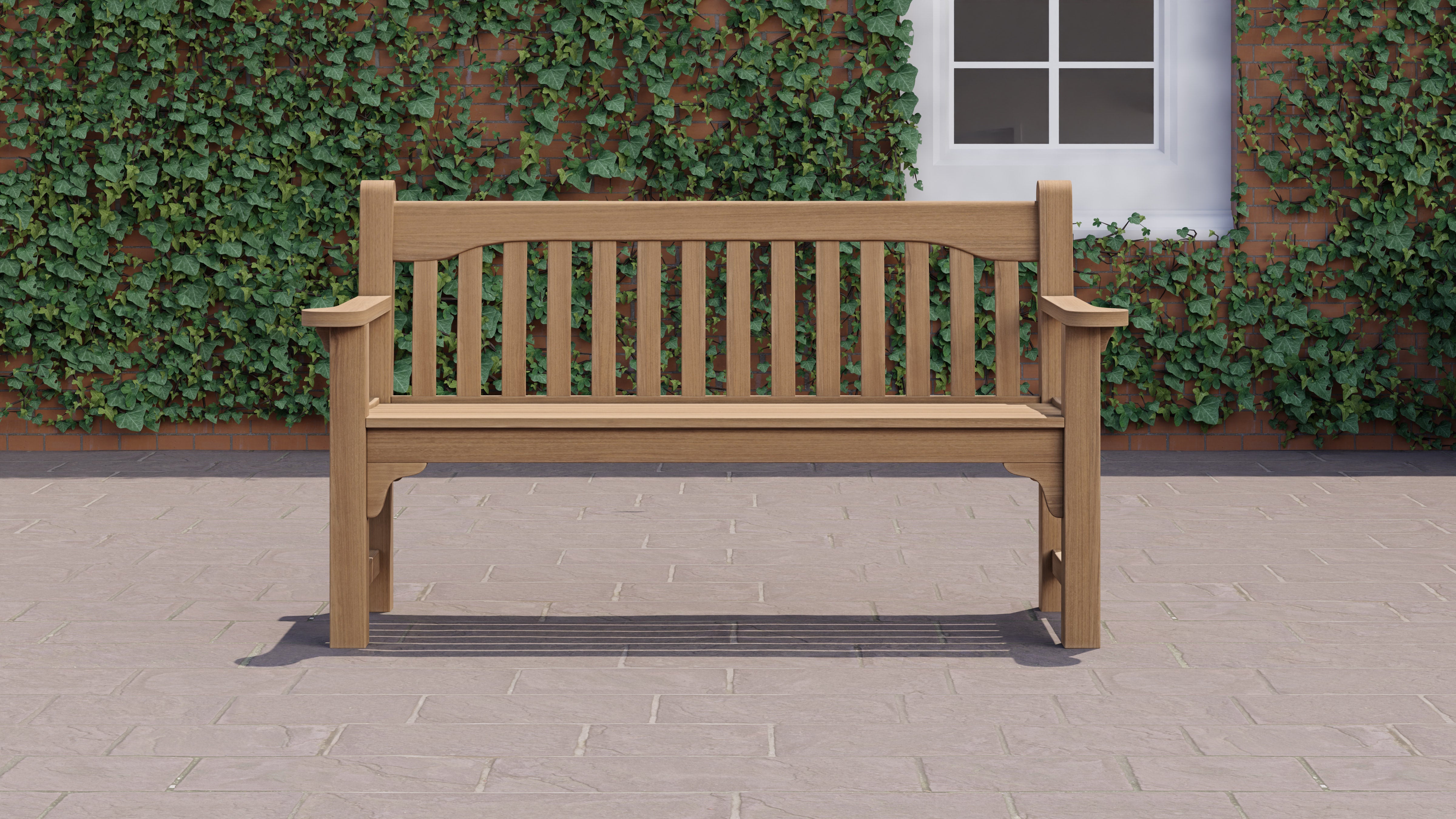 York Commemorative Teak Bench