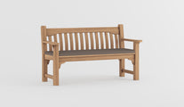 York Commemorative Bench with Light Grey Cushion
