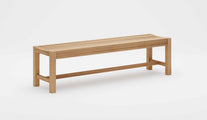 Teak Backless Bench Studio