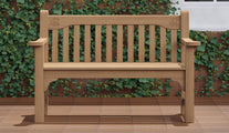130cm Teak MCC Commemorative Bench