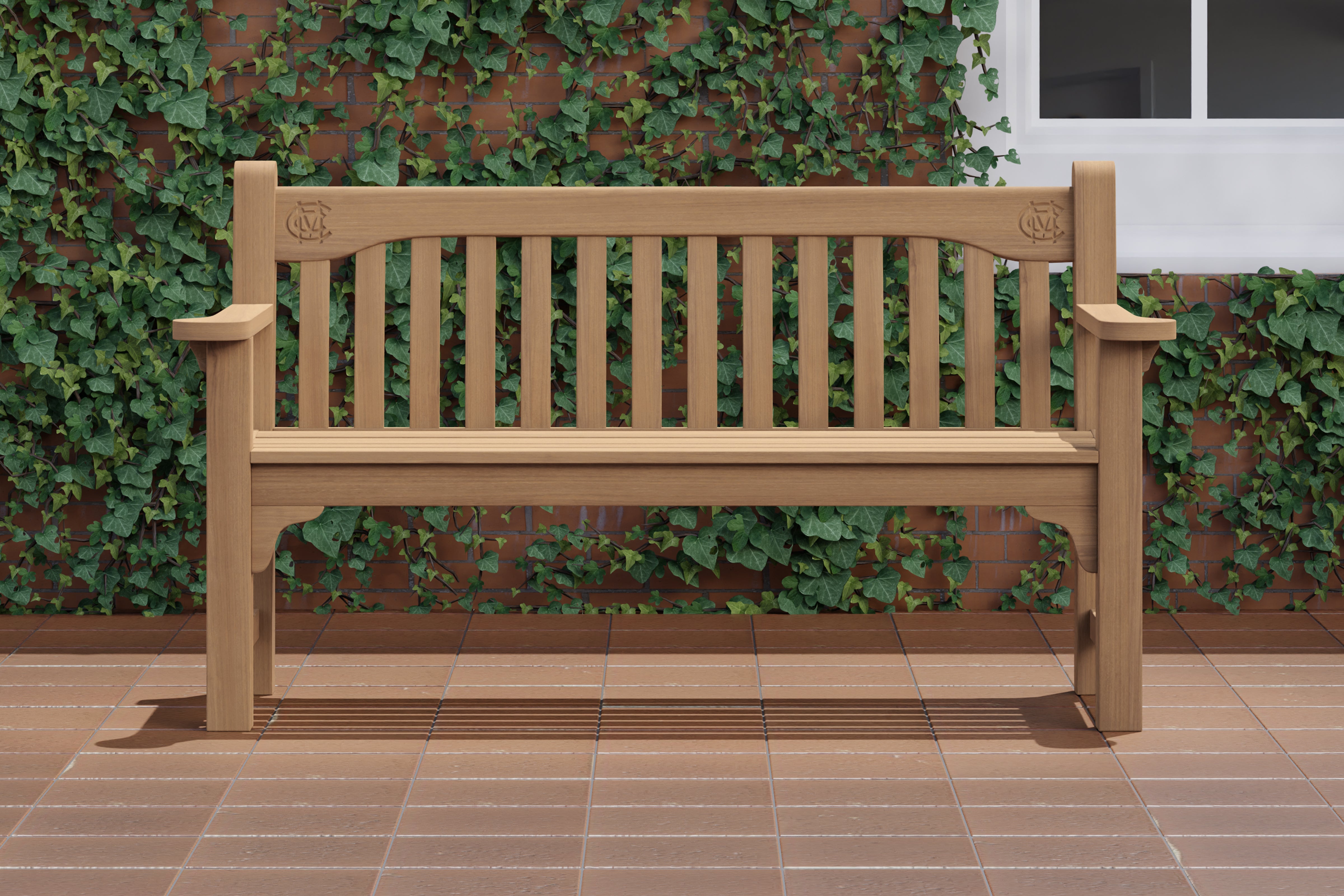 150cm Teak MCC Commemorative Bench