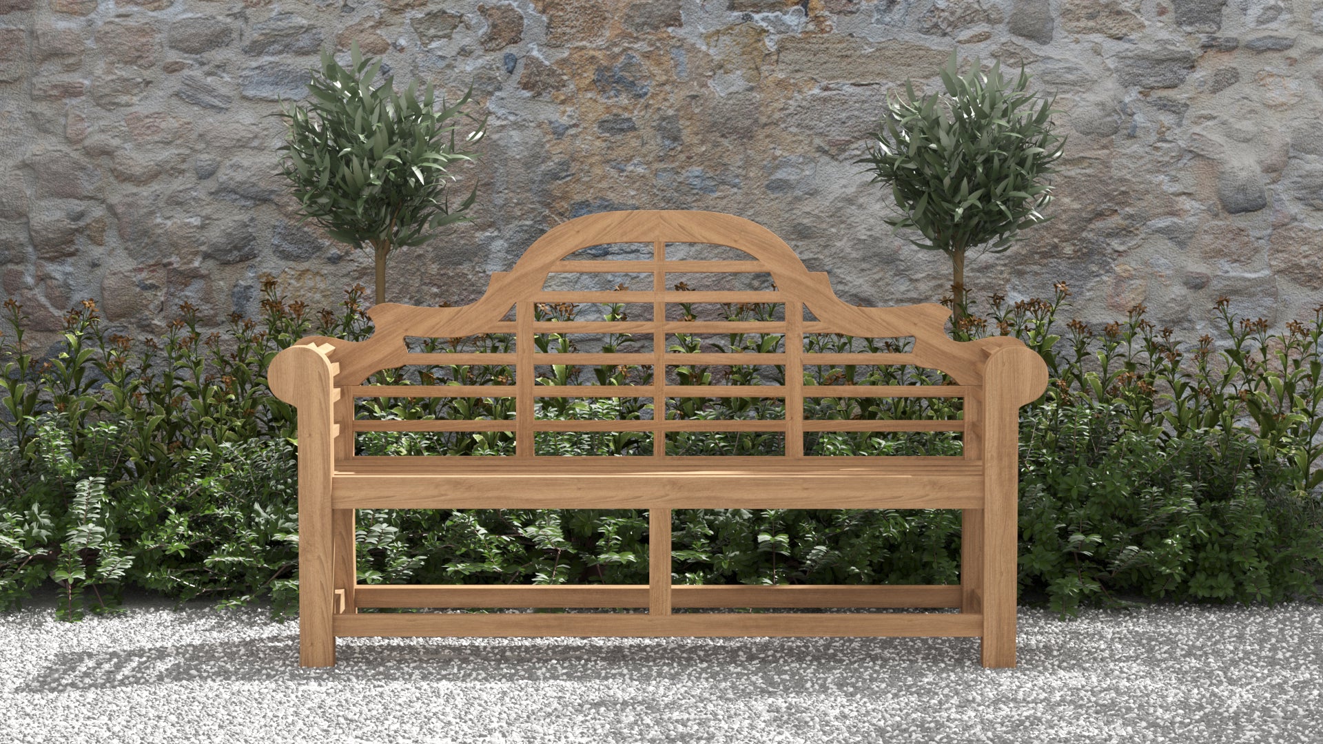 Lutyens Teak  Garden Bench