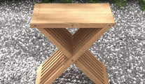 Teak Folding Stool