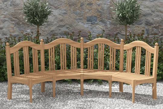 Cheverell Teak Bench Image Shown Is 4 Section For Representational Purposes Only