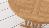 Teak Round Bar Table 90cm