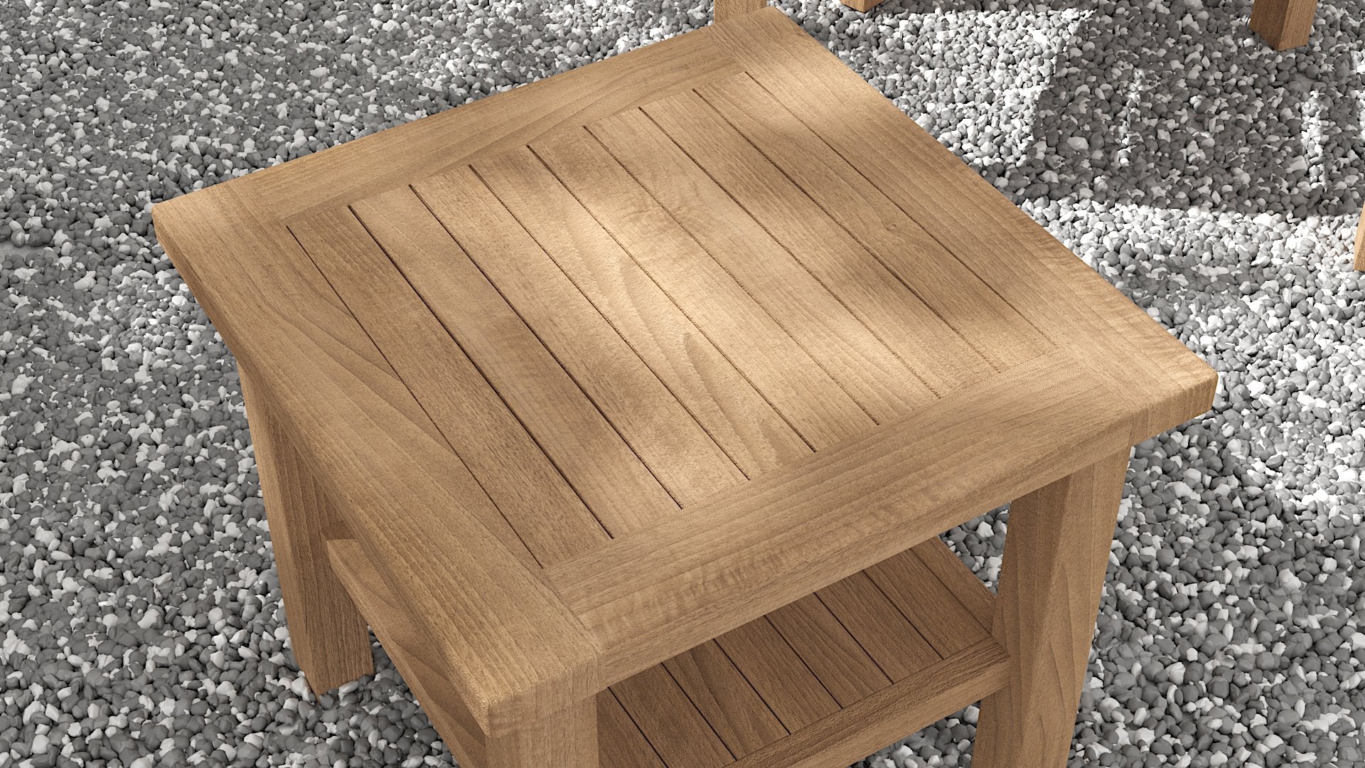 Square Teak Coffee Table 50x50cm