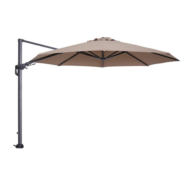Round Cantilever Parasol - Taupe