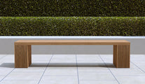 Mayfair teak bench large