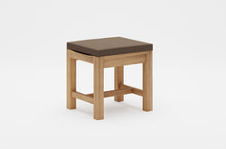 Taupe Cushion for Teak Backless Stool