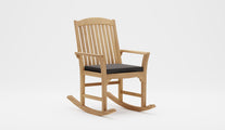 Balmoral Teak Rocking Chair with Graphite Cushion