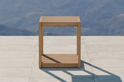 The Buckingham Teak Outdoor Lounge Furniture Square Side Table