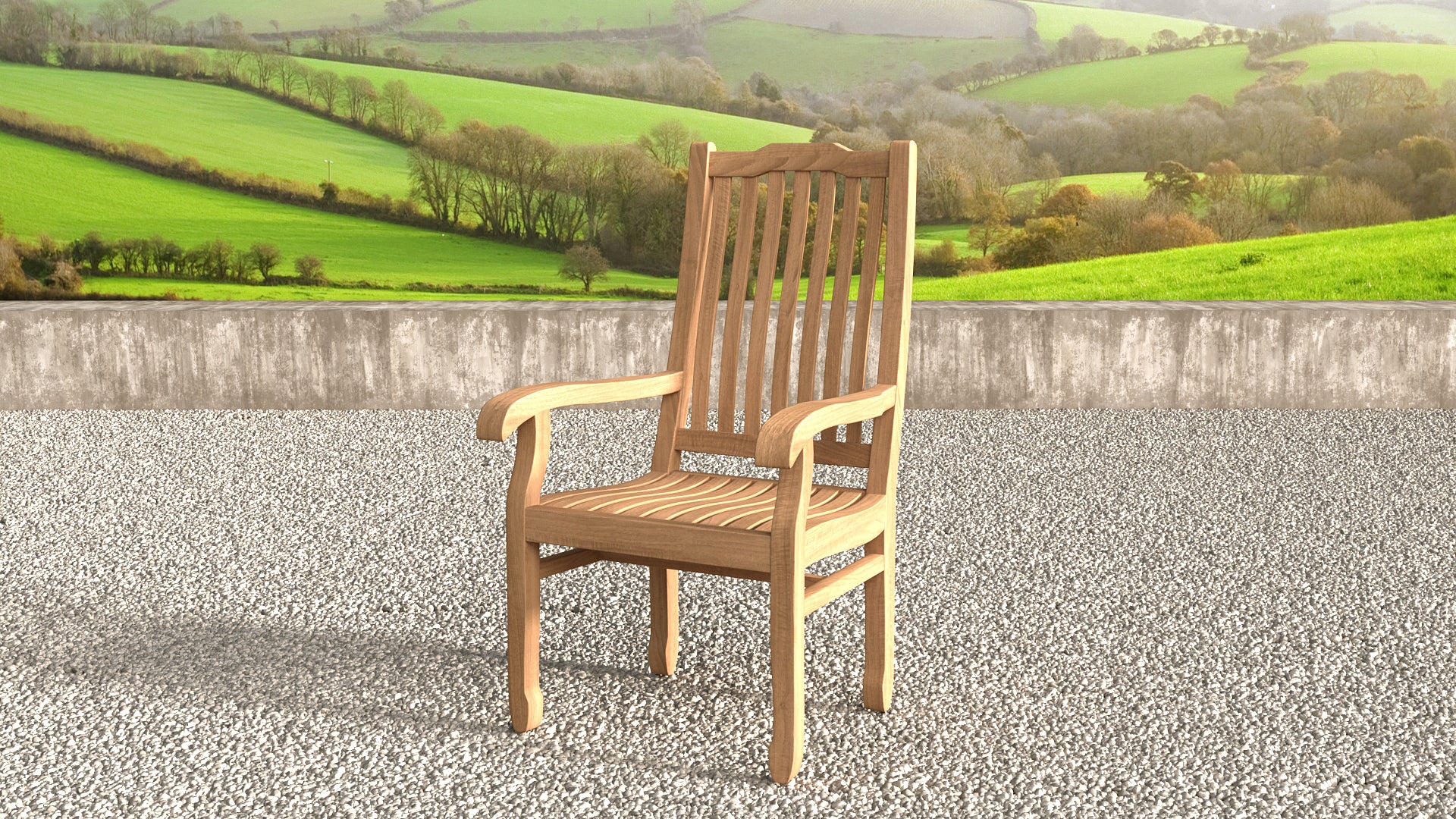 Kensington Carver Chair with Arms