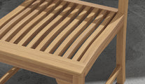 Guildford Teak Garden Dining Chair  - Detail