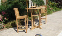 Gloucester Teak Bar Table with Winchester Bar Chairs