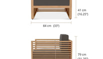 The Buckingham Modular Lounge Chair - Dimensions