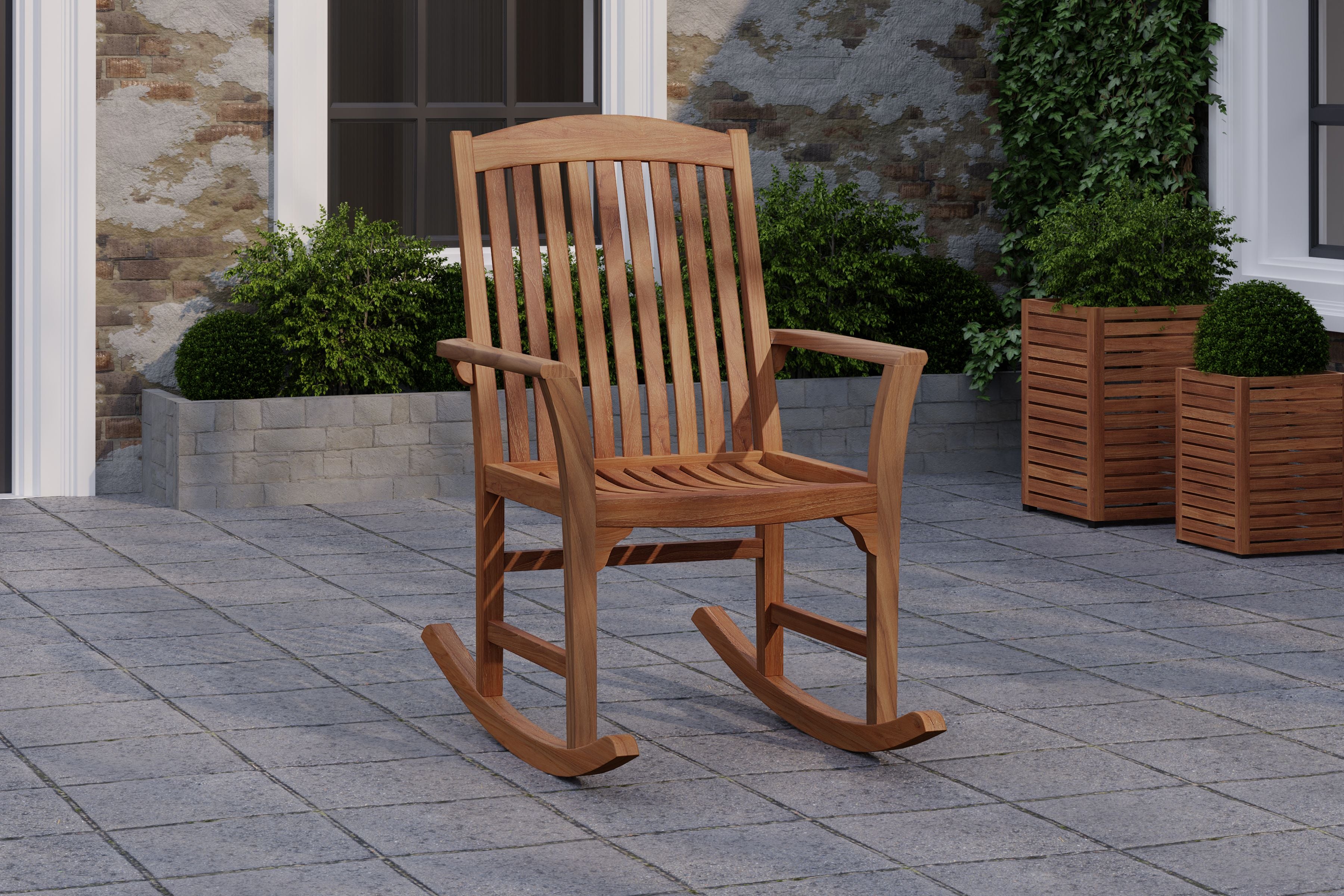Luxury Teak Rocking Chair | Chic Teak | 10 Year Guarantee
